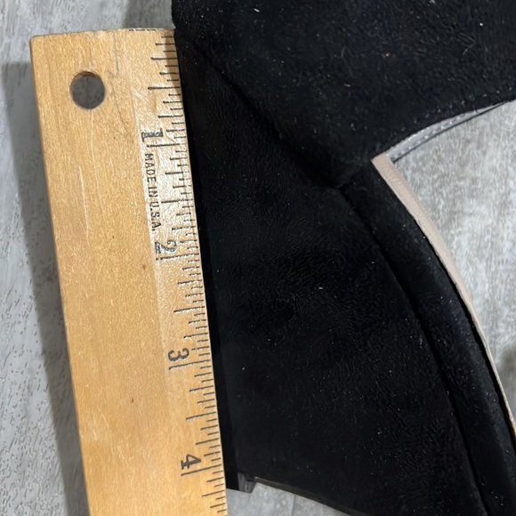 New N.Y.L.A. 'Wacoola' black strappy knotted wedges - Picture 8 of 9